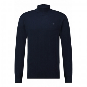 KNIT ROLL NECK DARK NAVY