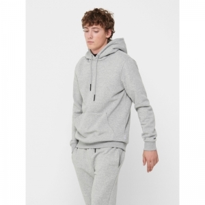 ONSCERES LIFE HOODIE LIGHT GREY