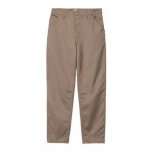 SIMPLE PANT POLYESTER 8Y.02 LEATHER RINSED