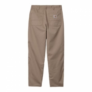 SIMPLE PANT POLYESTER 8Y.02 LEATHER RINSED