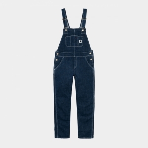 W BIB OVERALL  01.06 BLUE STONE WASH