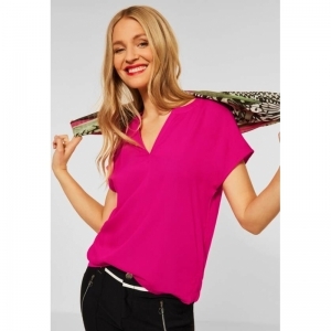 SOLID SHIRTBLOUSE 13611 POWERFUL PINK