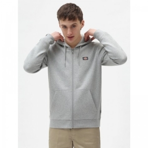 OAKPORT ZIP H GYM1 GREY MELANGE