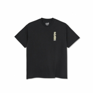 VERTICAL LOGO TEE  BLACK