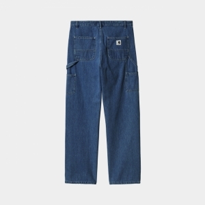 W PIERCE PANT STR 01.12 BLUE STONE BLEACHED