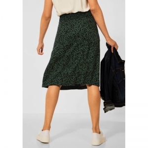 SKIRT PRINTED 23991 BRIGHT OLIVE