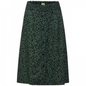 SKIRT PRINTED 23991 BRIGHT OLIVE