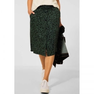 SKIRT PRINTED 23991 BRIGHT OLIVE