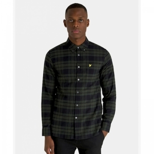 CHECK FLANEL SHIRT W995 MOUNTAIN MOSS