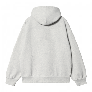 HOODED CARHARTT SWEAT 2IM.XX ASH HEATHER/DUCK BLUE