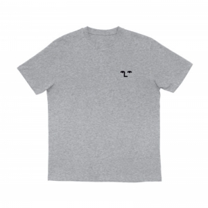 FACE-OFF EMBROIDERED HEATHER GREY