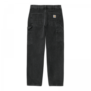 SINGLE KNEE PANT 89.06 BLACK STONE WASHED