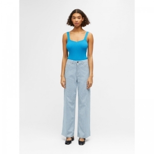 OBJMOJI LIGHT BLUE DENIM