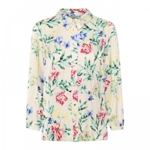 CUJULIE SHIRT 105483 GREEN/RED FLOWER