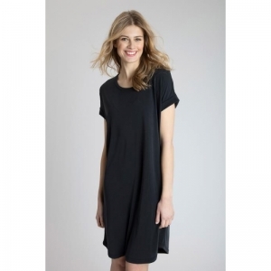 CUKAJSA TSHIRT DRESS 5100199 BLACK WASH