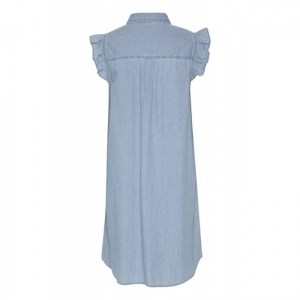 CUAURELIA SHORT DRESS 500027 LIGHT BLUE