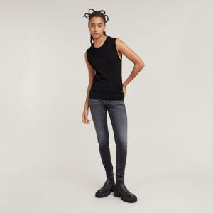 3301 SKINNY C239 FADED BLACK MAGNET