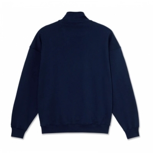 FRANK HALF ZIP  DARK BLUE