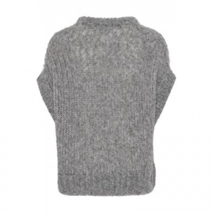 BYMETTA VEST 200455 MID GREY MELANGE