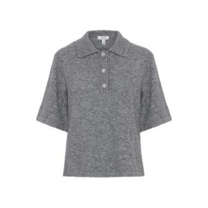 BYOMEA POLO 200455 MID GREY MELANGE