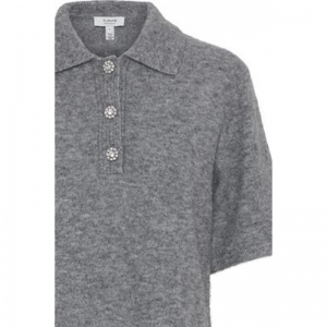 BYOMEA POLO 200455 MID GREY MELANGE