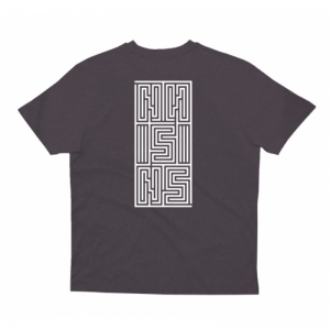 LABYRINTH TEE CHARCOAL