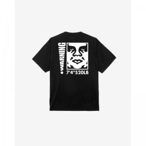 OBEY WARNING JET JET BLACK