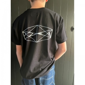 T-SHIRT LOGO ZESHOEK ZWART