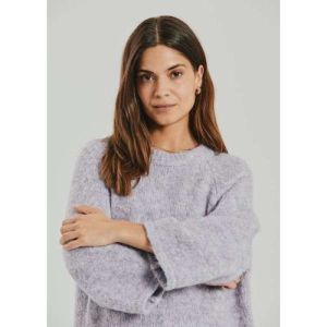 FQGRSLULU-PULLOVER IRIS MELANGE