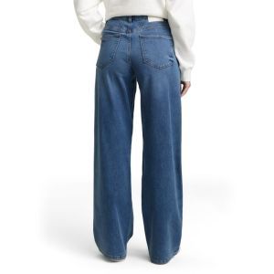 MADINA WIDE 10281 MID STONE WASH DENIM
