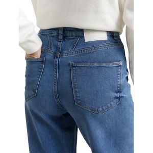 MADINA WIDE 10281 MID STONE WASH DENIM