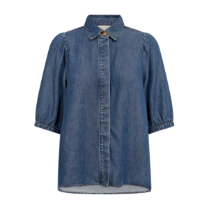 FQMILO-SHIRT MEDIUM BLUE DENIM