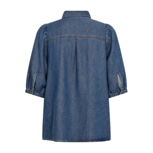 FQMILO-SHIRT MEDIUM BLUE DENIM