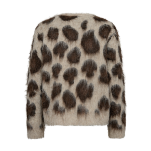FQLIPPI-CARDIGAN OYSTER GREY MEL W.MOLE MEL