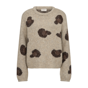 FQLALA-PULLOVER OYSTER GREY MRL
