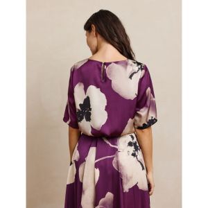ROOS BIG FLOWER AUBERGINE