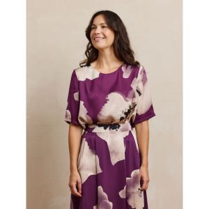 ROOS BIG FLOWER AUBERGINE