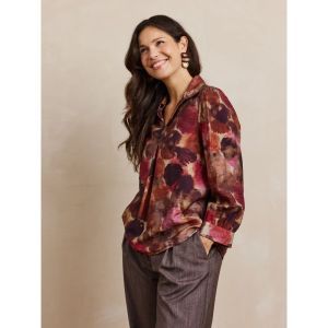 PRIMROSE BURGUNDY BROWN