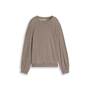 41449 BROWN DOT ON BEIGE MELAN
