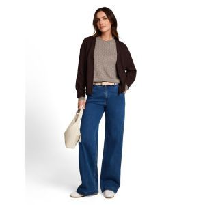41449 BROWN DOT ON BEIGE MELAN