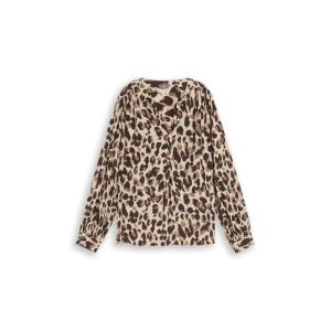 40747 BROWN BEIGE LEO PRINT