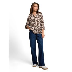 40747 BROWN BEIGE LEO PRINT