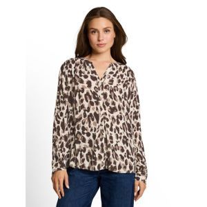  40747 BROWN BEIGE LEO PRINT