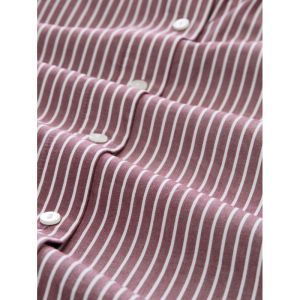 40843 PREPPY PLUM WHITE STRIPE