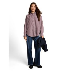 40843 PREPPY PLUM WHITE STRIPE