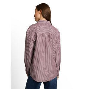 40843 PREPPY PLUM WHITE STRIPE