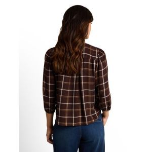 40828 JAVA DARK BROWN CHECK