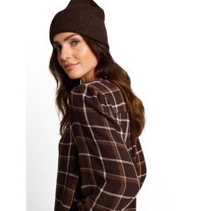 40828 JAVA DARK BROWN CHECK
