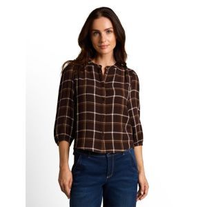 40828 JAVA DARK BROWN CHECK