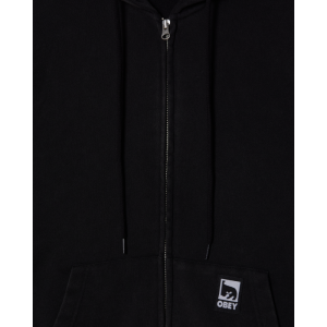 OBEY POST ZIP DUBL DUSTY BLACK LIMO